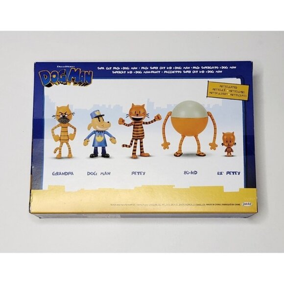 Jakks Pacific DreamWorks Dog Man Movie Action Figures Multipack - Picture 3 of 8